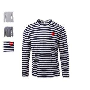 Come des Garçon Play Striped shirt